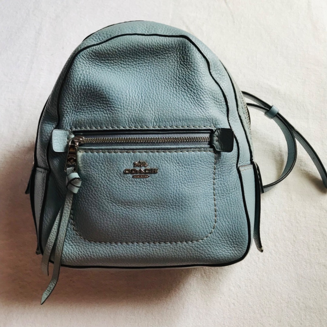 Coach Andy Pebble Leather Backpack, Women's Fashion, Bags & Wallets