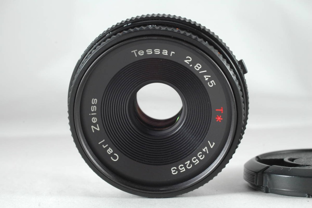 CONTAX Tessar 45mm F2.8 T * MMJ Carl Zeiss, 攝影器材, 鏡頭及