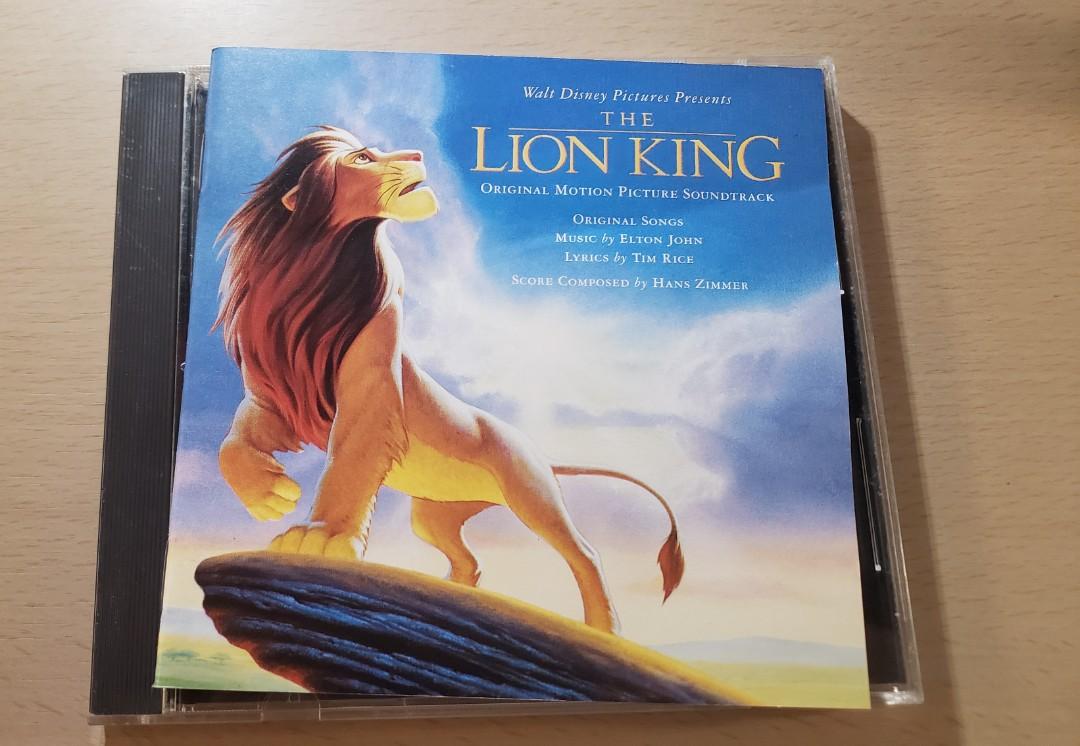 DISNEY 獅子王THE LION KING 電影原聲CD 9500款碟電影演唱會聽歌 任你