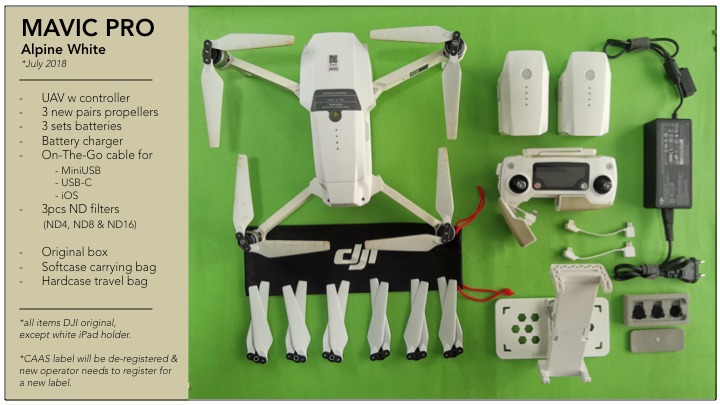 DJI Mavic Pro Alpine White 2018 500 Photography Drones on Carousell