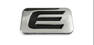 ELECTROVOX E Chrome Toyota Plastic Emblem