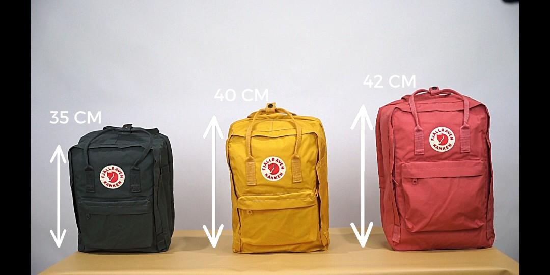 Ukuran tas kanken classic outlet