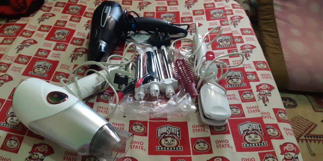 For Sale Hair Blower and Hair Curl Machine Package, Beauty & Personal Care,  Hair on Carousell