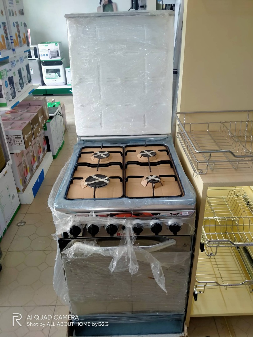 Gas Range w/ 4 Burner & Oven (American Chef), TV & Home Appliances