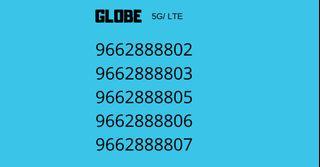 Globe vanity sim card lucky 8888