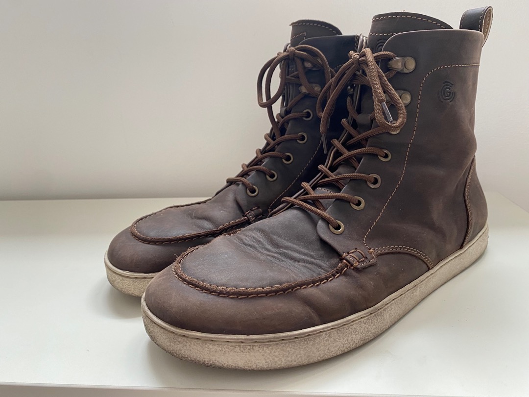 Groundies Urban Barefoot Boots Genuine Leather EU45, Men's Fashion ...