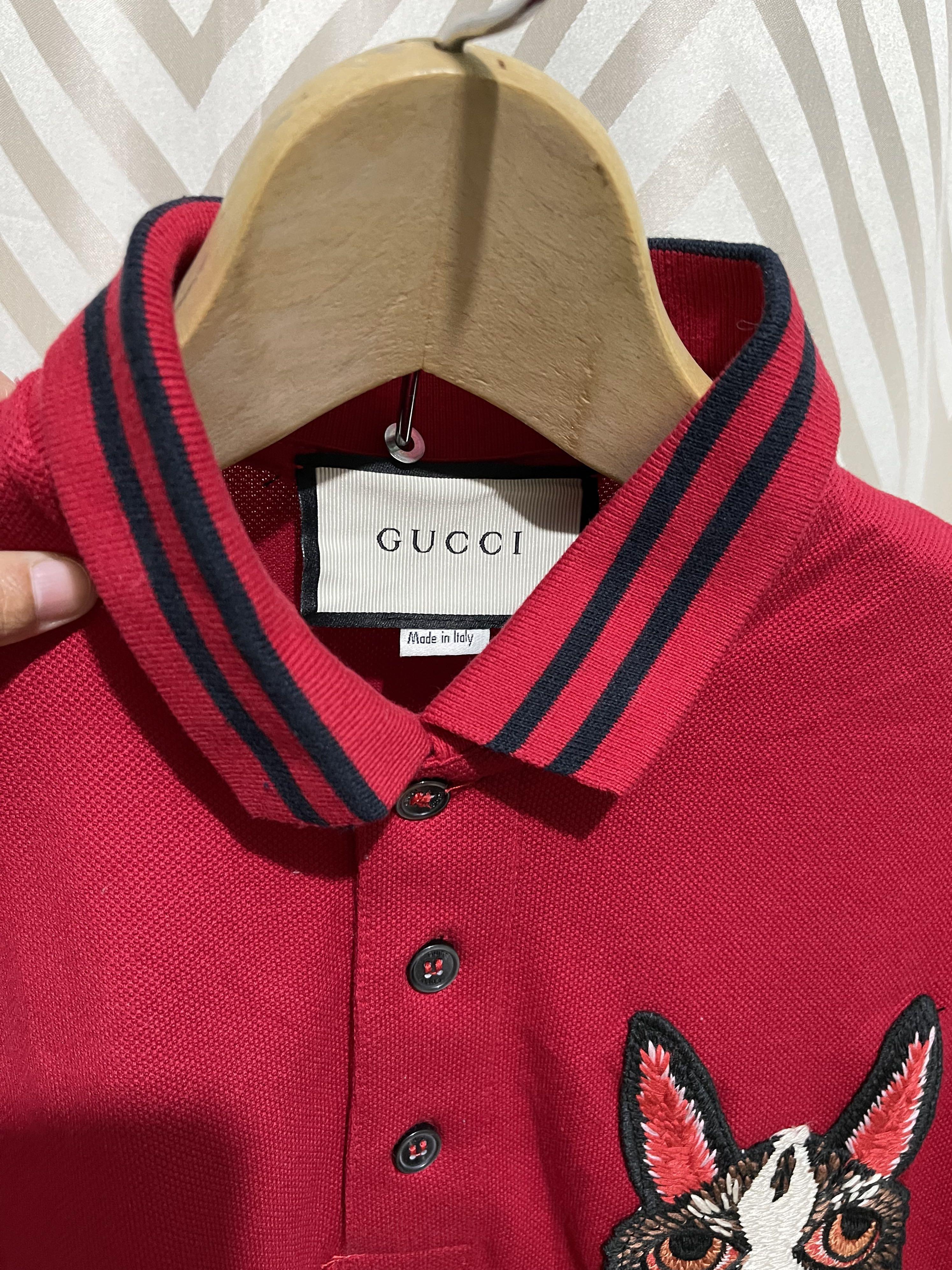 GUCCI Polo Shirt XL Men s Fashion Tops Sets Tshirts Polo