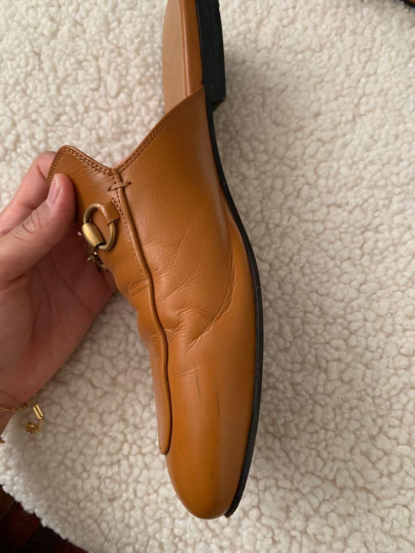 Gucci princetown cognac store