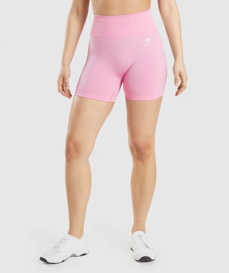 Gymshark Vital Seamless 2.0 2-in-1 Shorts - Sorbet Pink Marl