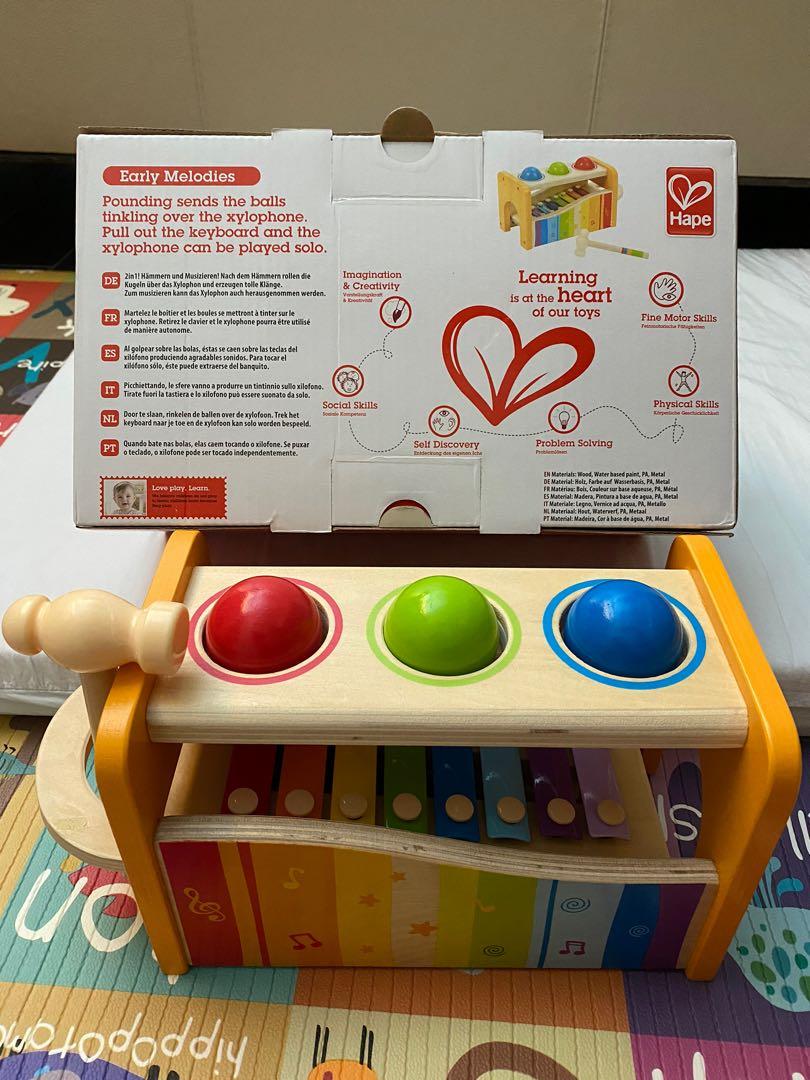 Hape Pound and Tap Bench Babies Kids Infant Playtime on Carousell