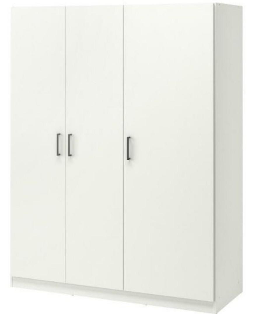 Ikea Dombas 3door wardrobe, Furniture & Home Living, Furniture, Shelves, & Racks on