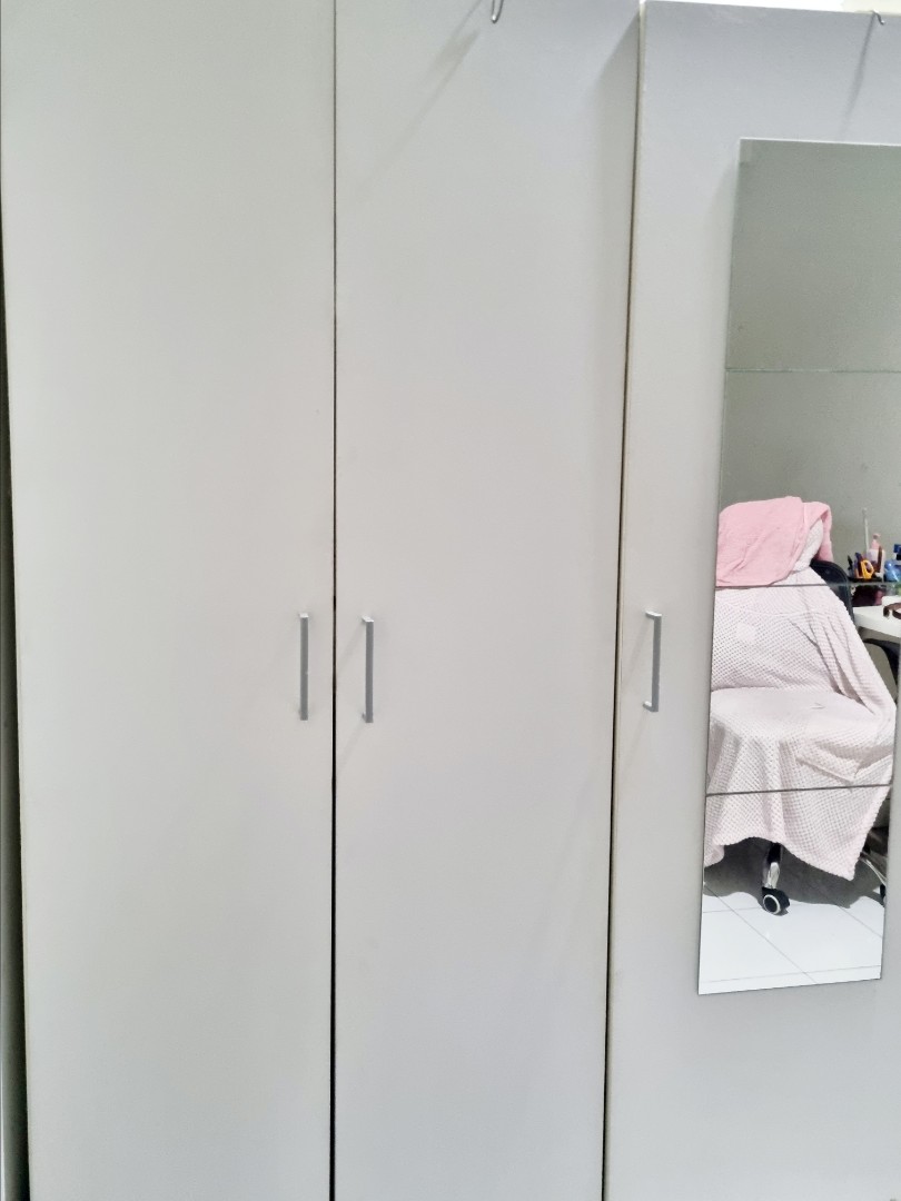 Ikea Dombas 3door wardrobe, Furniture & Home Living, Furniture, Shelves, & Racks on