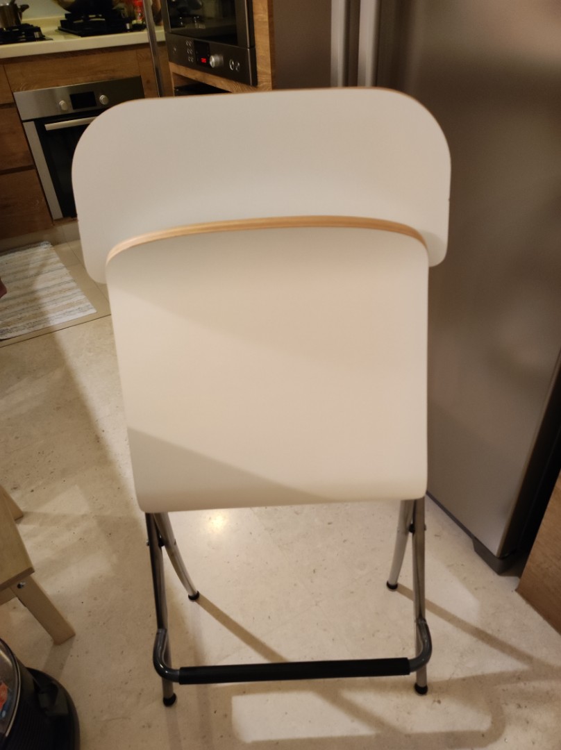 IKEA Franklin Foldable Bar Chair, Furniture & Home Living, Furniture