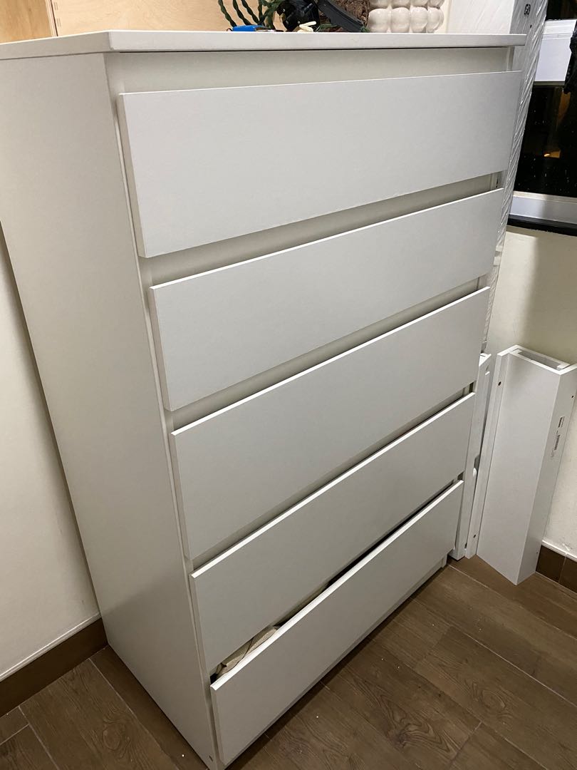 IKEA KULLEN Chest of 5 Drawers, 傢俬＆家居, 傢俬, 書櫃、櫃子及架 Carousell
