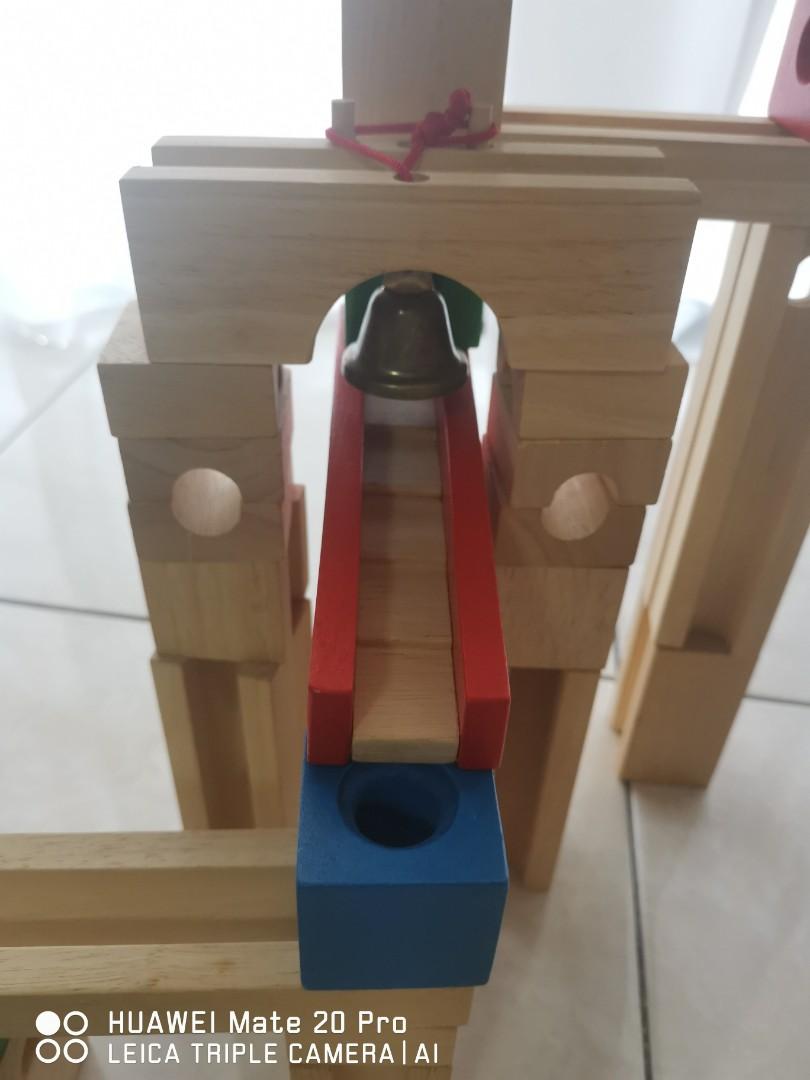 Imaginarium Wooden Marble Run Set, Hobbies & Toys, Toys & Games on