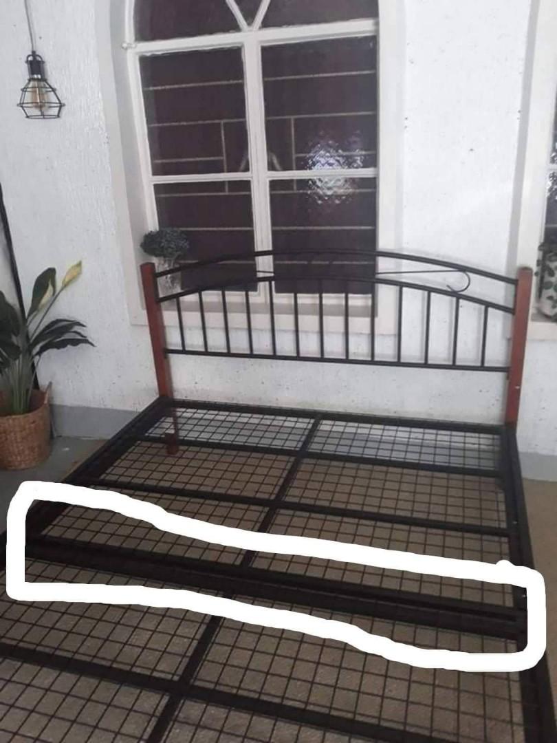 Japan NITORI double bed frame, Furniture & Home Living, Furniture, Bed