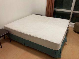 King size mattress and bed