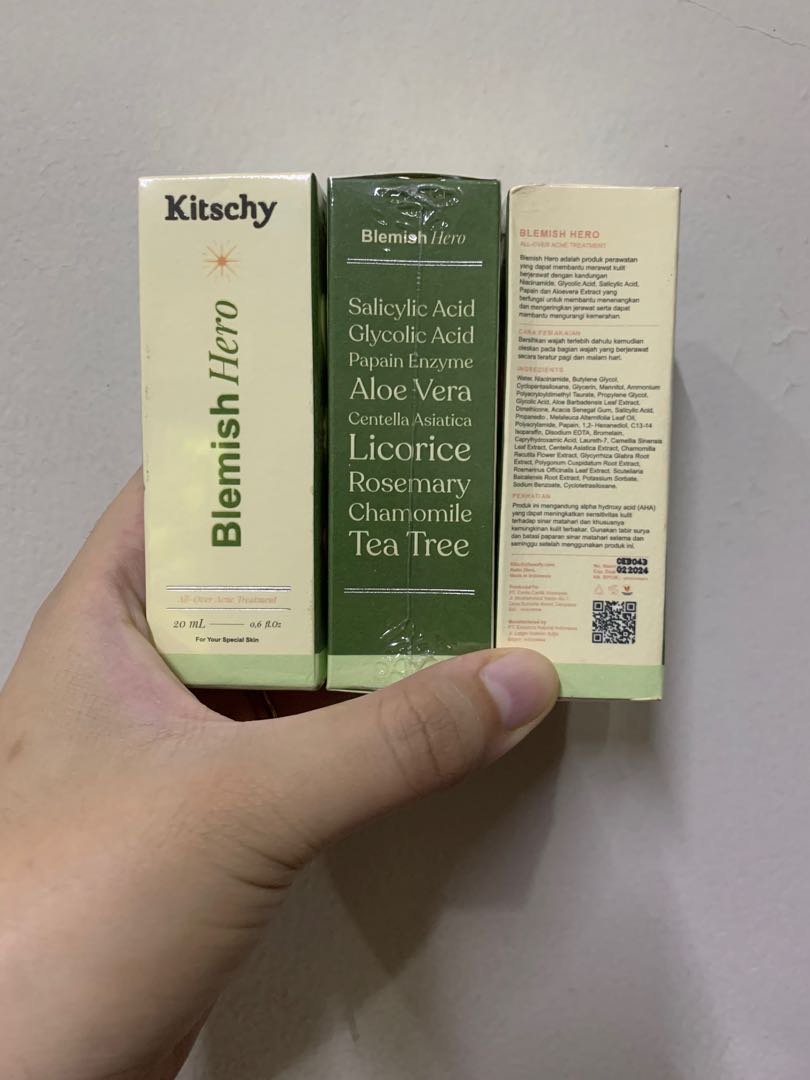 Kitschy blemish hero 20ml NEW exp 2024, Kesehatan & Kecantikan, Kulit