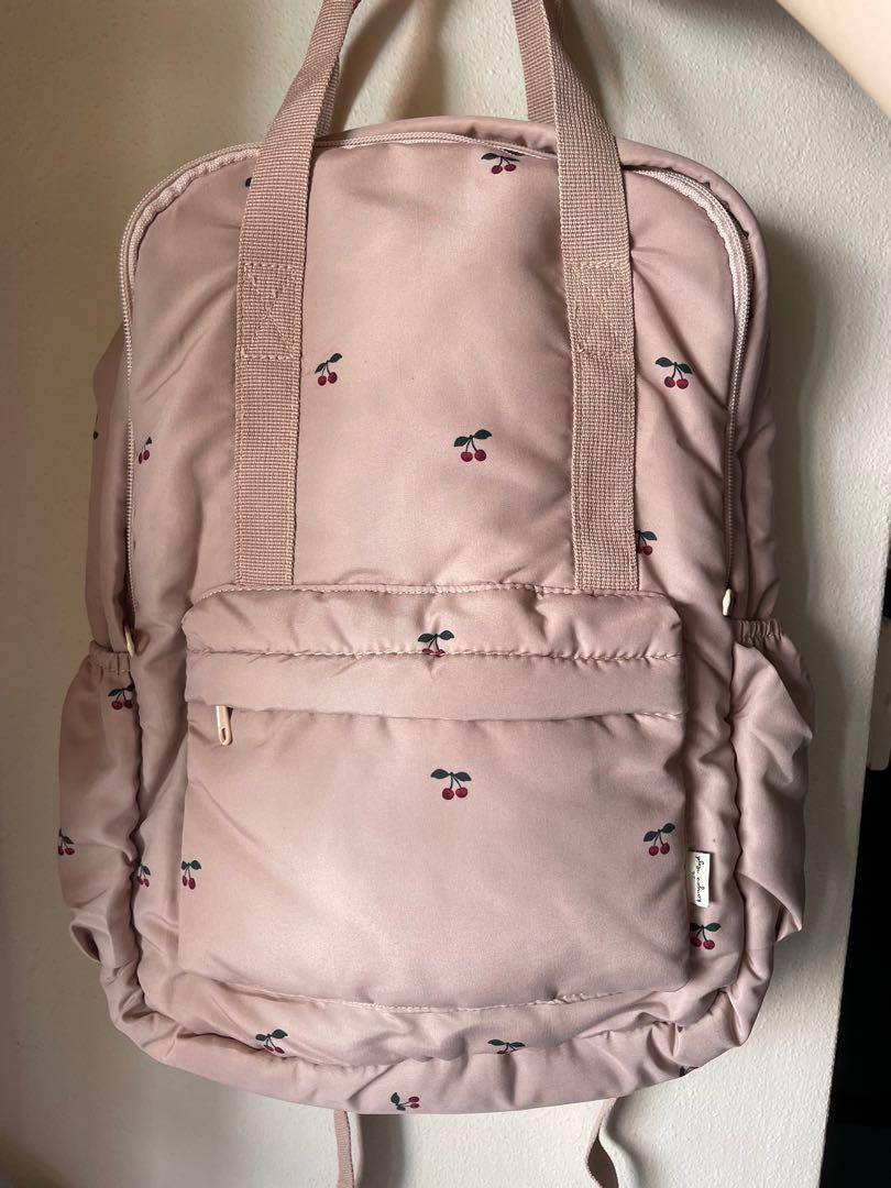 Konges Slojd backpack / bag (cherry), Babies & Kids, Going Out, Diaper
