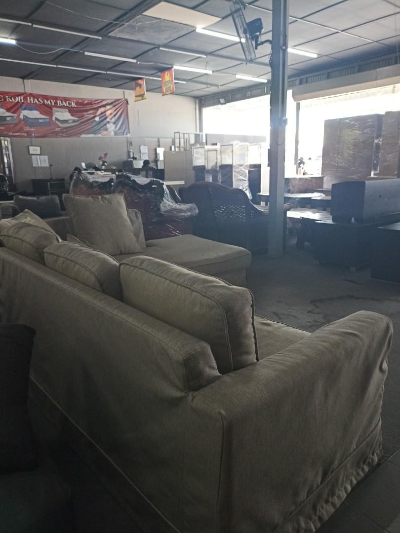 L shape sofa lebar, Furniture & Home Living, Furniture, Sofas on Carousell