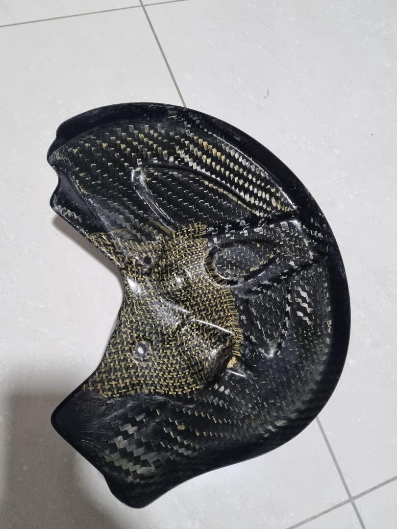 Lightspeed carbon disk guard for DRZ S, Motorcycles, Motorcycle