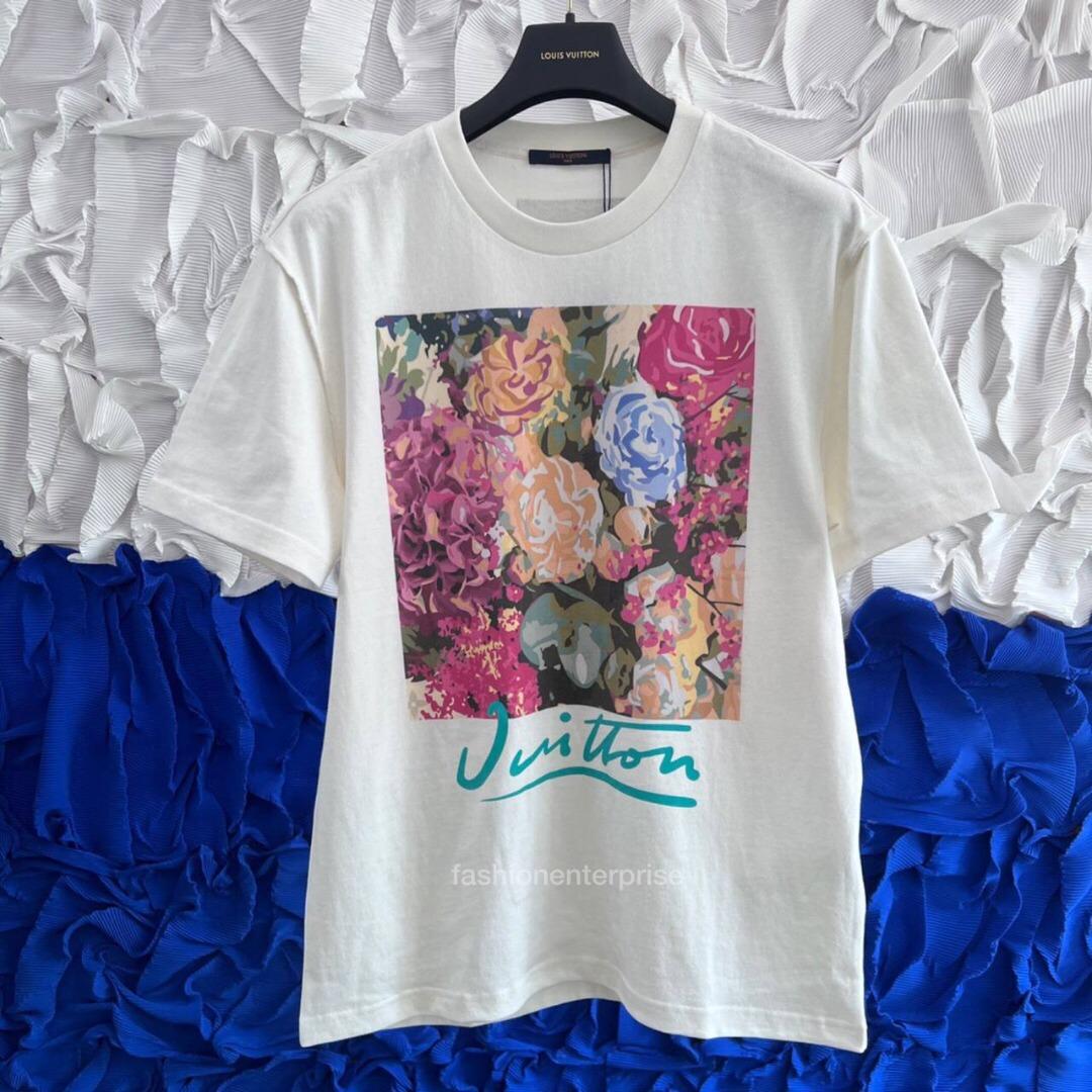 LV Flower Tapestry Print T-Shirt Ready To Wear LOUIS VUITTON