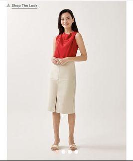 Love Bonito Wylie Panelled Pencil Skirt