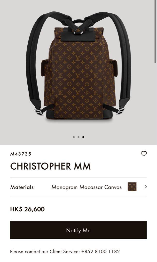 Christopher MM Monogram Taurillon Leather LG - G90 - Bags
