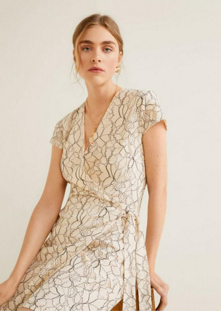 Mango floral embroidery dress Women s Fashion Dresses Sets Dresses on Carousell
