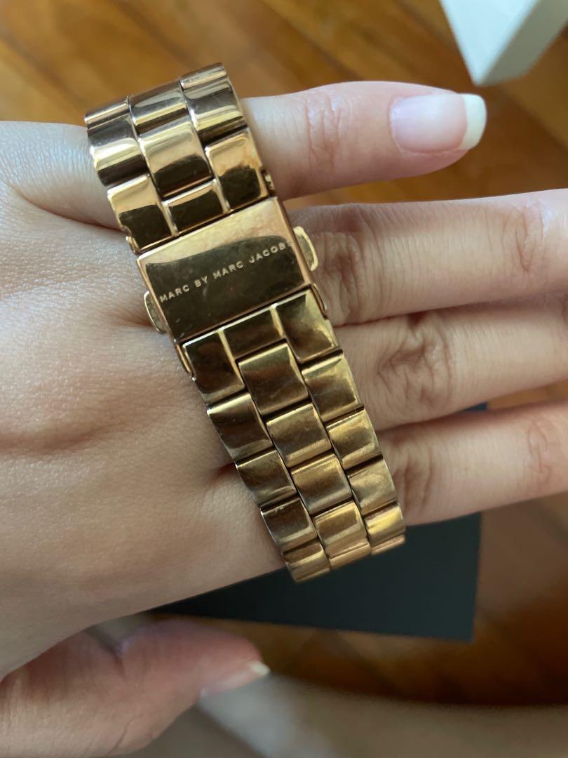 Marc jacobs chain watch hot sale