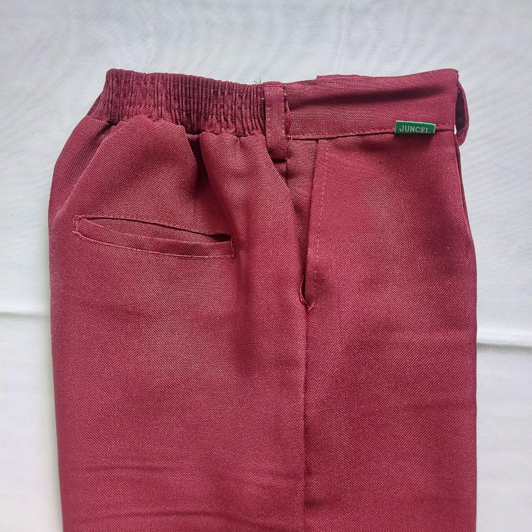 Maroon Pants Kids Uniform, Babies & Kids, Babies & Kids Fashion on