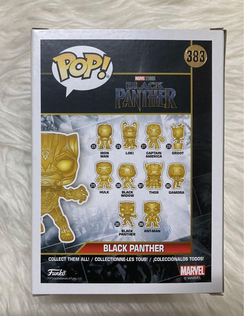 Gold black shop panther funko pop