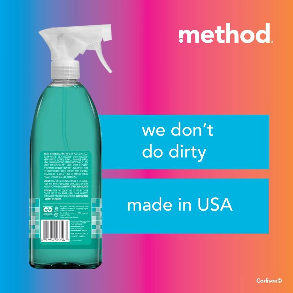 Method foaming bathroom cleaner 828ml Eucalyptus Mint, Furniture