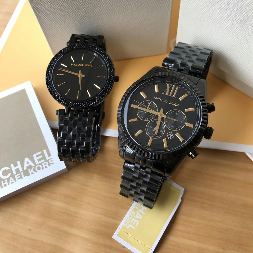Michael kors watch all black online