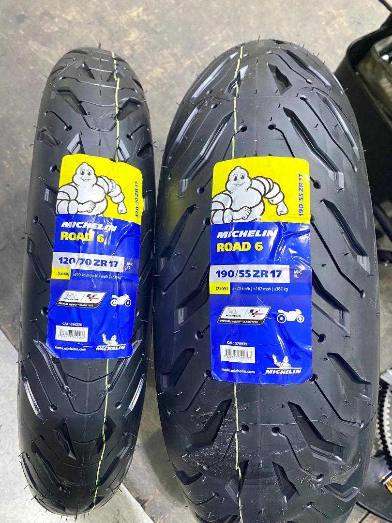 Michelin Pilot Road 6 Tyre, Motorcycles, Motorcycle Accessories on