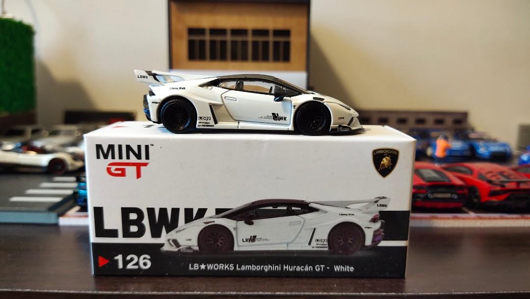 ミニカー MINIGT LBWK Lamborghini Huracan white MINI GT LAMBORGHINI HURACAN LB - メルカリ