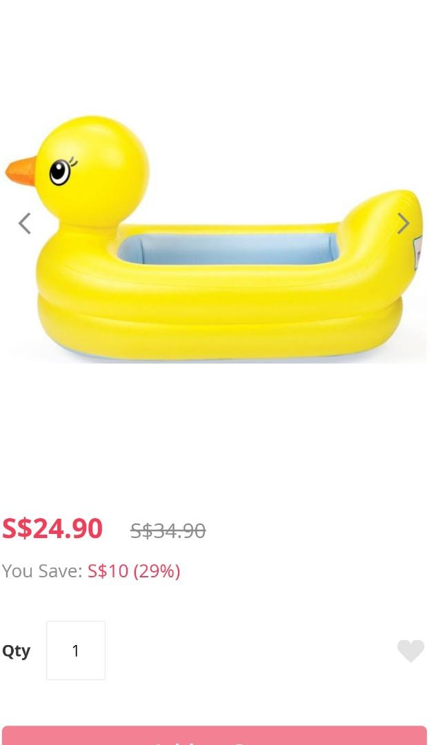 Munchkin inflatable safety duck top