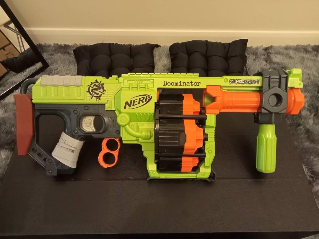 Nerf zombie doominator blaster deals