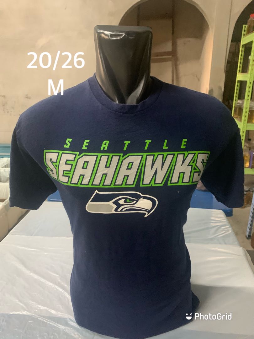 NFL Team Apparel Seattle Seahawks Blue Graphic T-Shirt