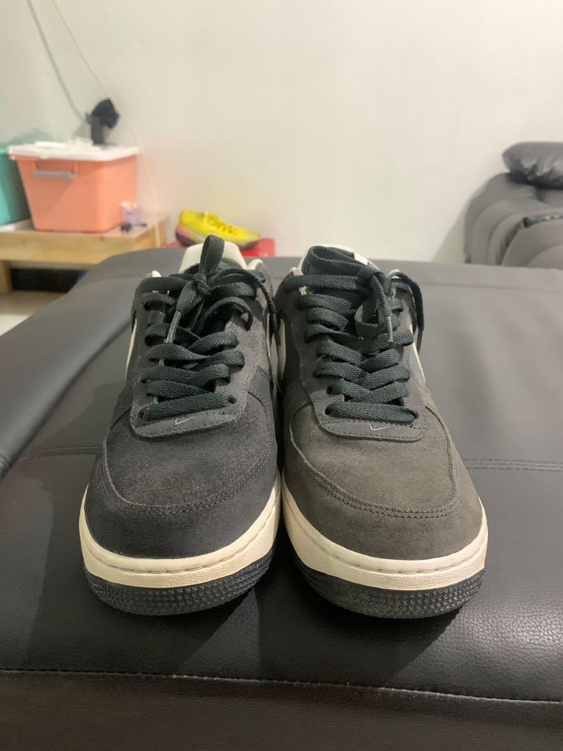 af1 grey suede