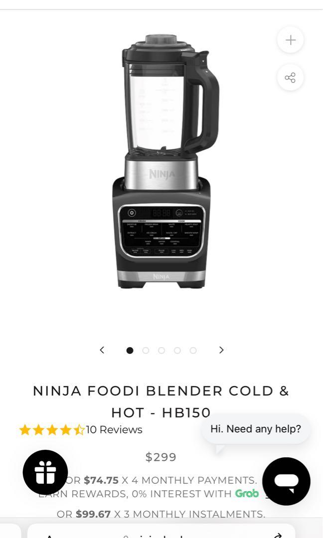 Ninja Foodi Hot and Cold Blender, TV & Home Appliances, Kitchen