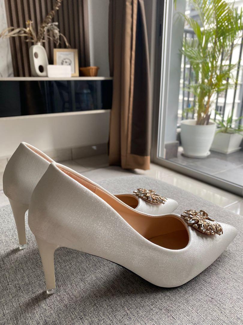 Off white store bridal shoes