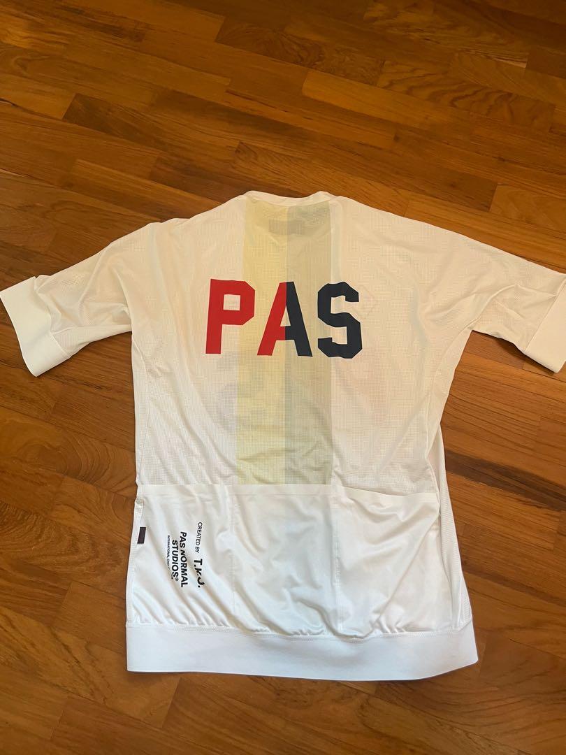 PAS NORMAL STUDIOS (PNS) - Men’s TKO Jersey (Off-White, L size), Sports ...