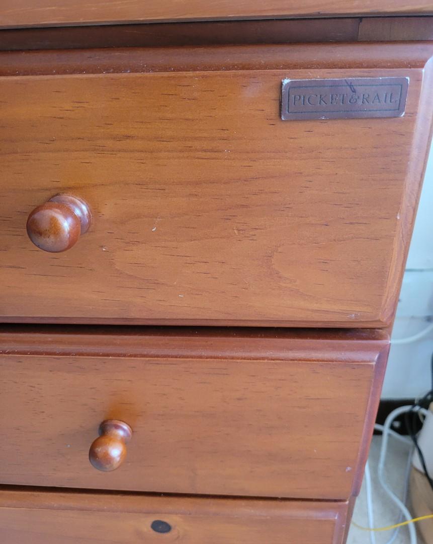 Picket & Rail sideboard / chest of drawer, Furniture & Home Living
