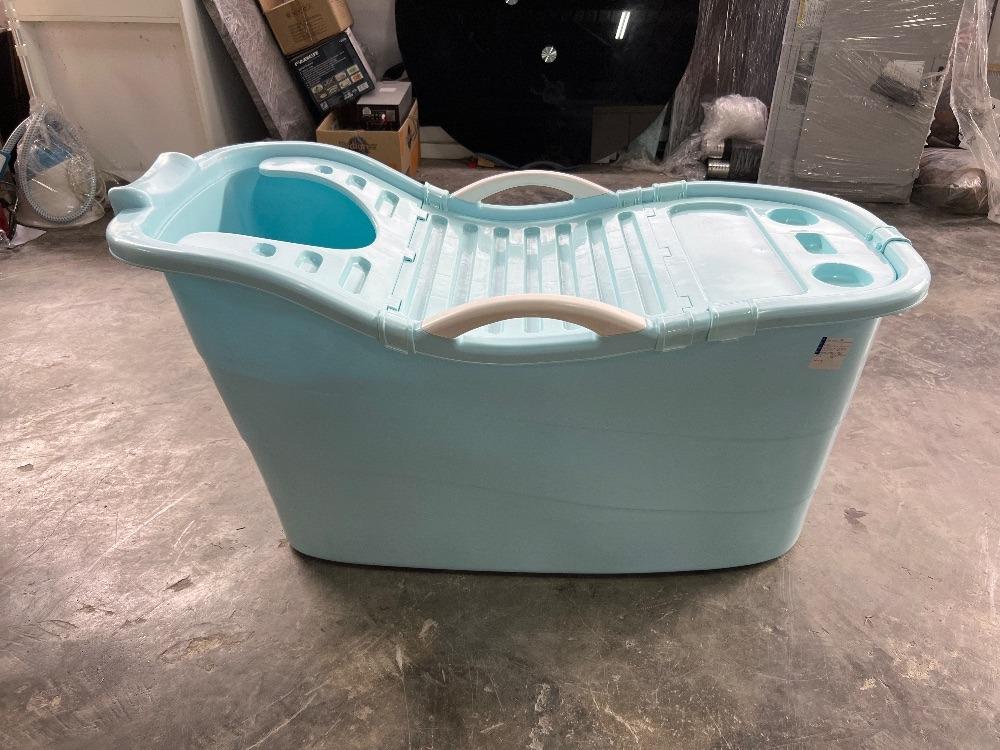Plastic Bath Tub Blue Colour / Tab Mandi Plastik Warna Biru, Babies