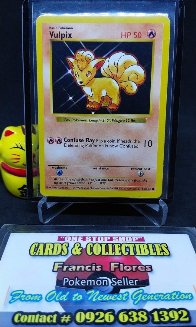 Pokemon Card - VULPIX #68 (SHADOWLESS) YEAR 1999 (Category: Raw Singles) located in Quezon City. Submitted by 710francis (Listing ID 1175008927, Image 1). Description: *600 Pesos *2ND COPY AVAILABLE!!! ☺️🇵🇭😊 *SHADOWLESS / YEAR 1999 *VULPIX #68 *JUST MESSAGE FOR MORE INQUIRIES....
