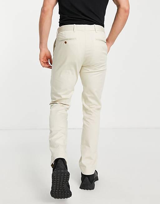 Polo Ralph Lauren Golf 5 pocket slim fit athletic chinos in beige, Men's  Fashion, Bottoms, Chinos on Carousell