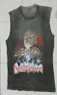 Rare DISTRESS Vintage 1989 Destruction Live Without Sense Tour