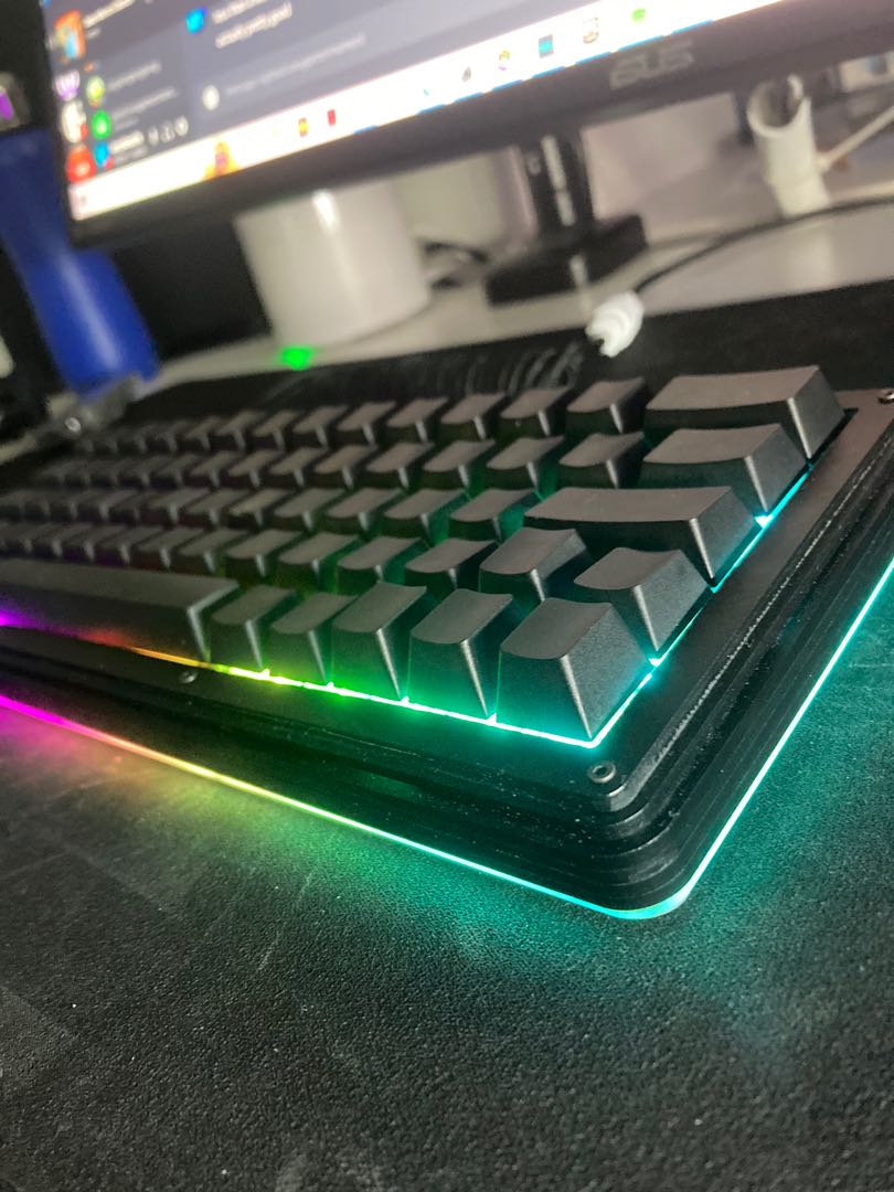 Rebel 60 Custom Mechanical Keyboard Thock Build with gateron ink