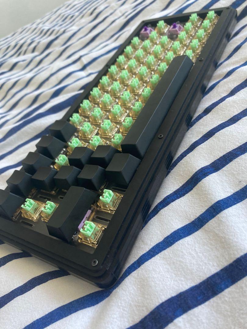 Rebel 60 Custom Mechanical Keyboard Thock Build with gateron ink
